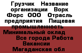 Грузчик › Название организации ­ Ворк Форс, ООО › Отрасль предприятия ­ Пищевая промышленность › Минимальный оклад ­ 35 000 - Все города Работа » Вакансии   . Магаданская обл.,Магадан г.